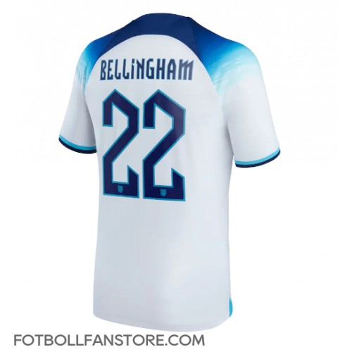England Jude Bellingham #22 Hemma matchtröja VM 2022 Kortärmad Billigt